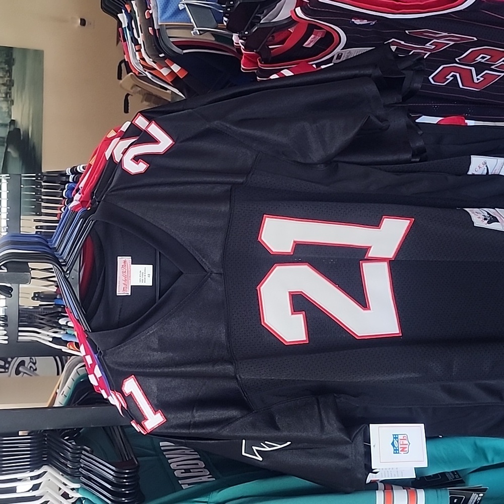 DEION SANDERS ATLANTA FALCONS THROWBACK JERSEY